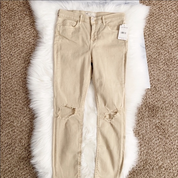 Free People Blow Out Skinny Jean - Picture 2 of 6
